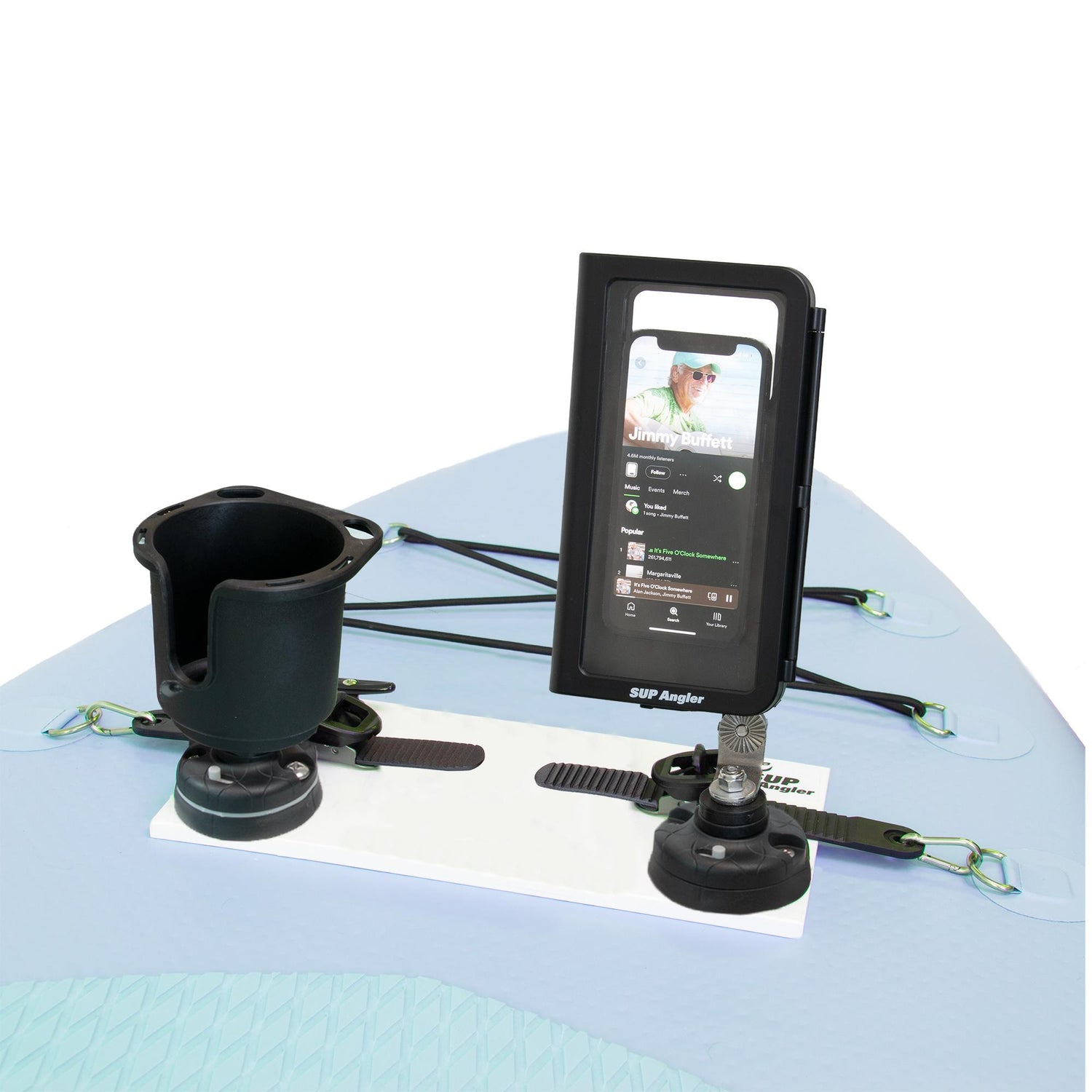 phone holder for fishing rod SUP Angler Lite Universal Paddle Board Fishing Rod Holder Mount