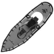 Backcountry 30 gray snowshoes, ultralight unisex model on white