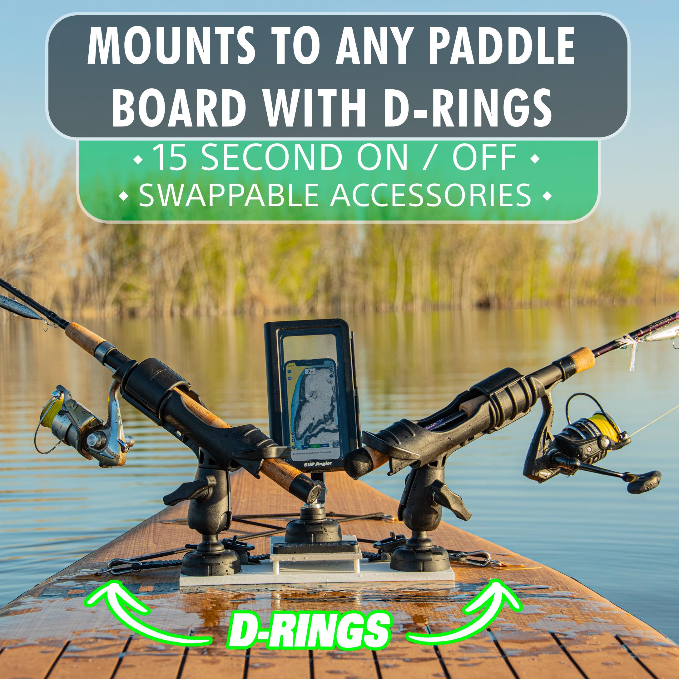 Cleat Mount Rod Holders (Set Of 2) For Boat Or Dock - Made In USA By Reel Cleat Mount Rod Holders (Set Of 2) For Boat Or Dock - Made In USA By Reel