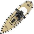 Quicksilver 30 unisex snowshoes top view with bindings and decking visible