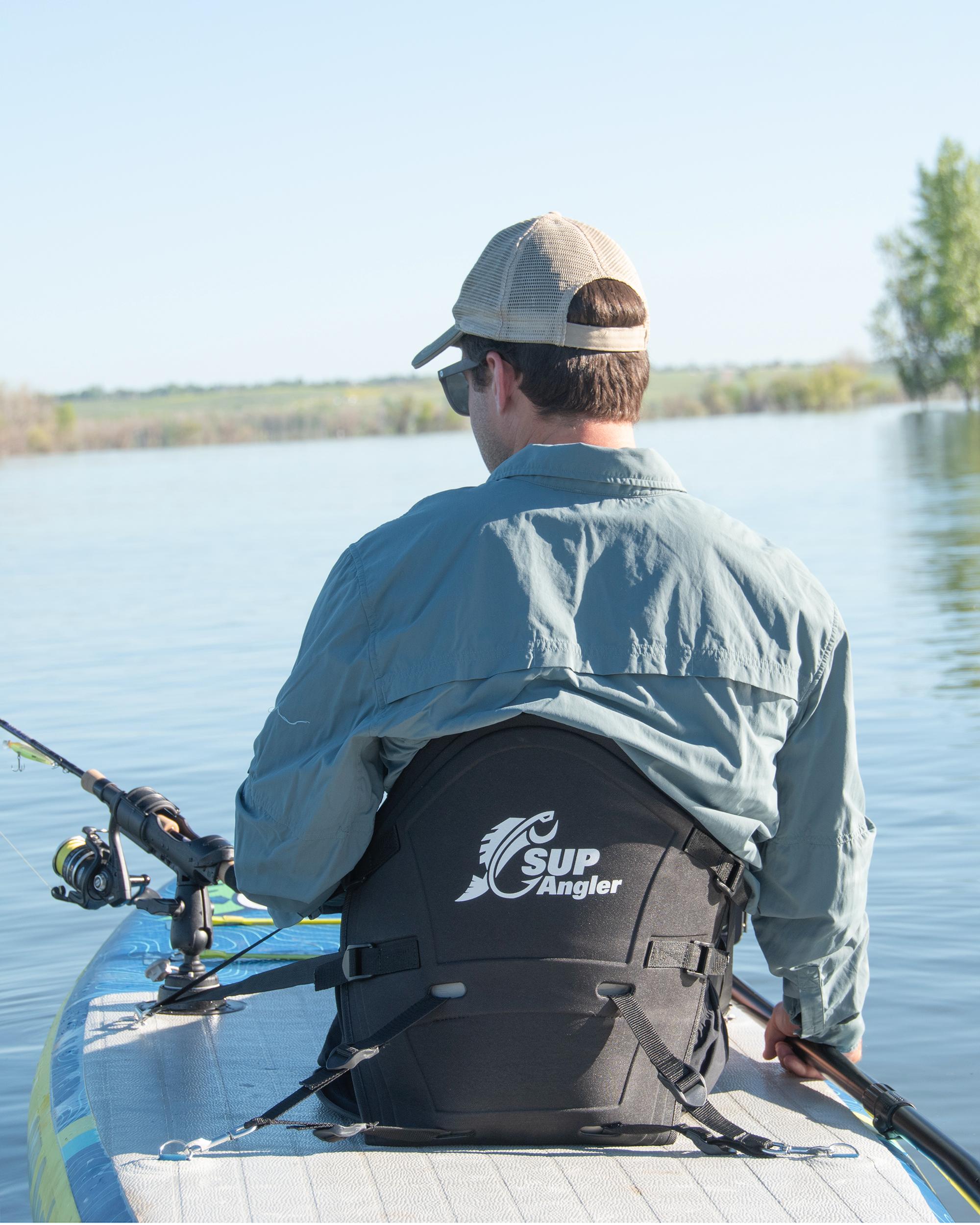 SUP Angler X-Wide Inflatable Fishing Paddle Board with Seat, Choose Accessories Package, Adjustable Fishing Rod Holders, Accessory Ports, Dual SUP Angler X-Wide Inflatable Fishing Paddle Board with Seat, Choose Accessories Package, Adjustable Fishing Rod Holders, Accessory Ports, Dual
