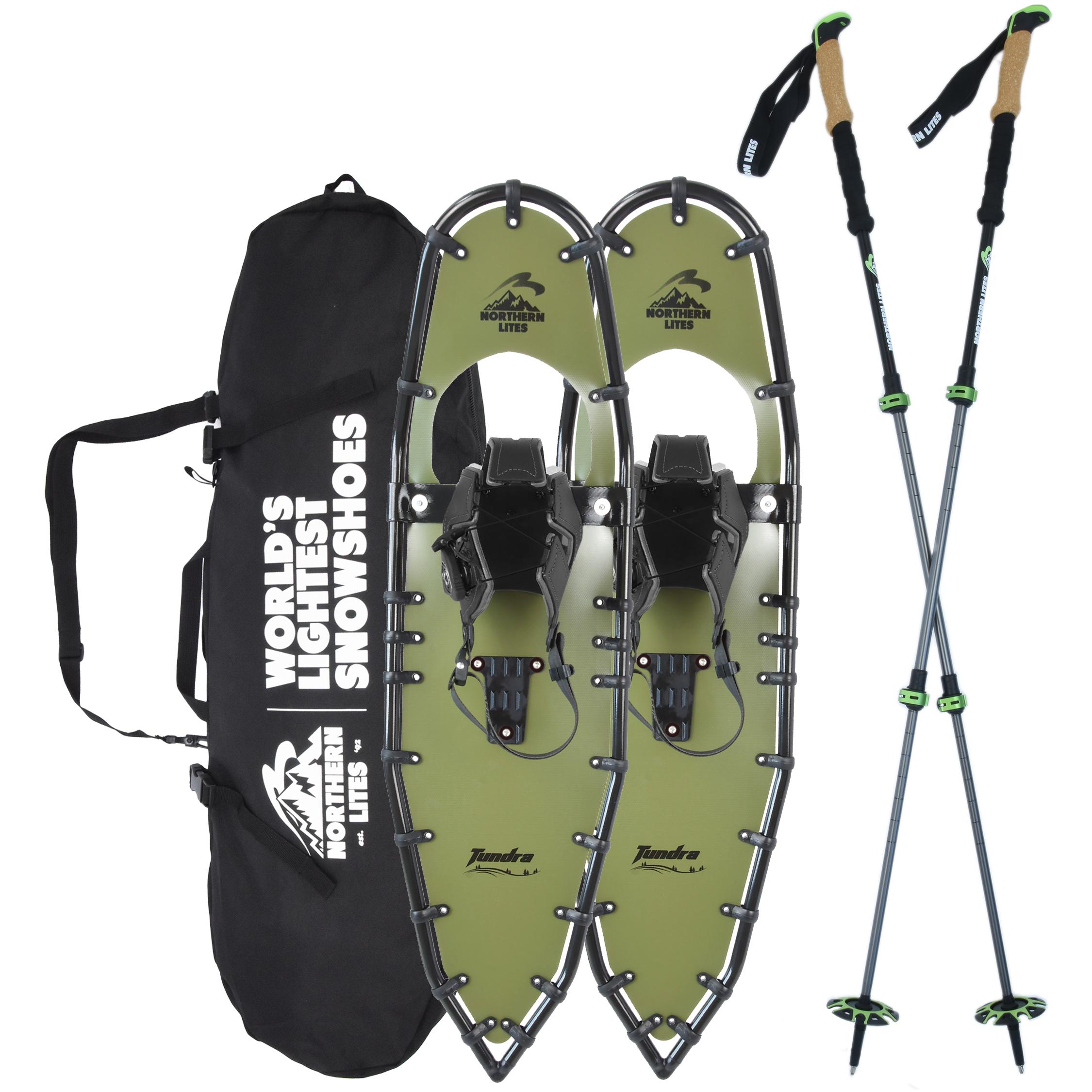Northern Lites Tundra Snowshoes Kit | Ultralight Deep-Snow Hiking