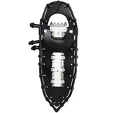 Timber Wolf snowshoes bottom view with removable TruTrak conversion plate