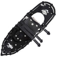 Top view of Timber Wolf extreme terrain convertible snowshoes with bindings