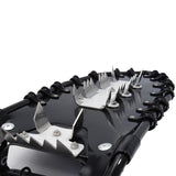 Traction underside of Timber Wolf 25 extreme terrain snowshoes